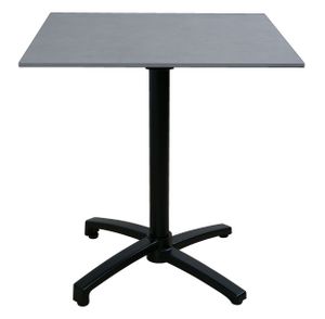 Produktbild von CEEDIR Klappbar Stehtisch 80 C Rund Bistrotisch Outdoor Klapptisch Weiß Gartentisch
