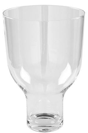 Fink Teelichthalter JONA – Transparent, Höhe 15 Cm | Für Gemütliche Stimmung Drinnen & Draußen | Silberner Rand, Flammenschutz