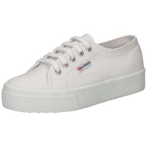 Superga Big Rubber Patch Sneaker in weiB