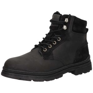 Kappa Bonfire Winterstiefel – Knöchelhoch, Schwarz, Mit Profilsohle & Schnürung