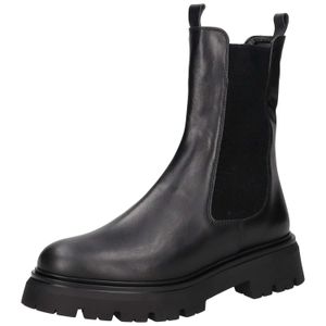 MARCO TOZZI Damen Chelsea Boots Mit Plateau – Schwarz, Größe 38, Mit Feel-me-Sohle | Bequeme Sneaker Für Herbst & Alltag