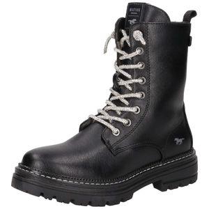 Mustang Schnürstiefelette in schwarz ❤️ | Schuhcenter.de