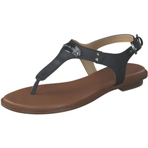 Michael Kors MK Plate Thong Sandale in braun