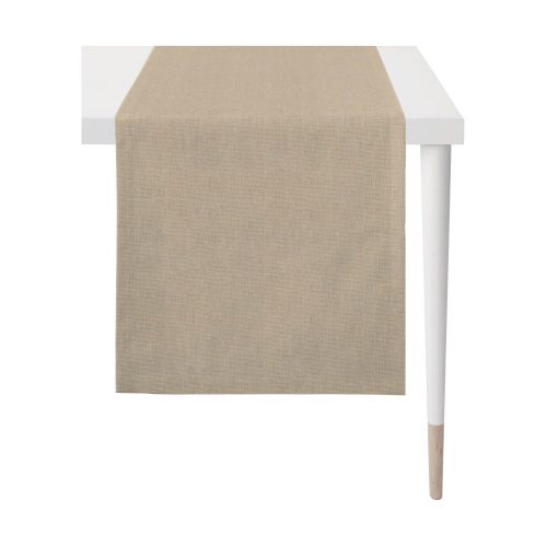 Tischläufer Blütenmotiv taupe online kaufen