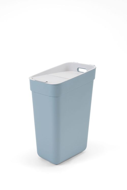 Blumenförmiger Abfalleimer Aus Kunststoff – Hübsch, Deckellos & In 3 Farben & Größen (Blau, Rosa, Violett)