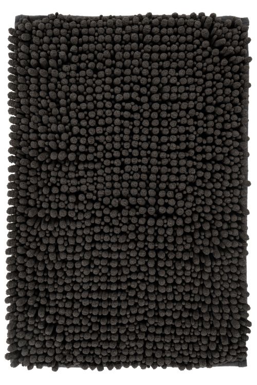 WENKO Badematte Sidyma – 60x90 Cm, Aus 100% Bio-Baumwolle, Rutschhemmend & Waschbar (beige, Shaggy-Optik)